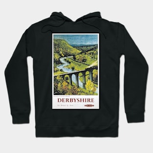 Peak District, Derbyshire - BR, LMR - Vintage Railway Travel Poster - 1948-1965 Hoodie